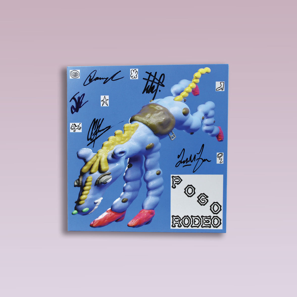 SIGNED Pogo Rodeo Vinyl - Galaxy Pink Variant – Psychedelic Porn