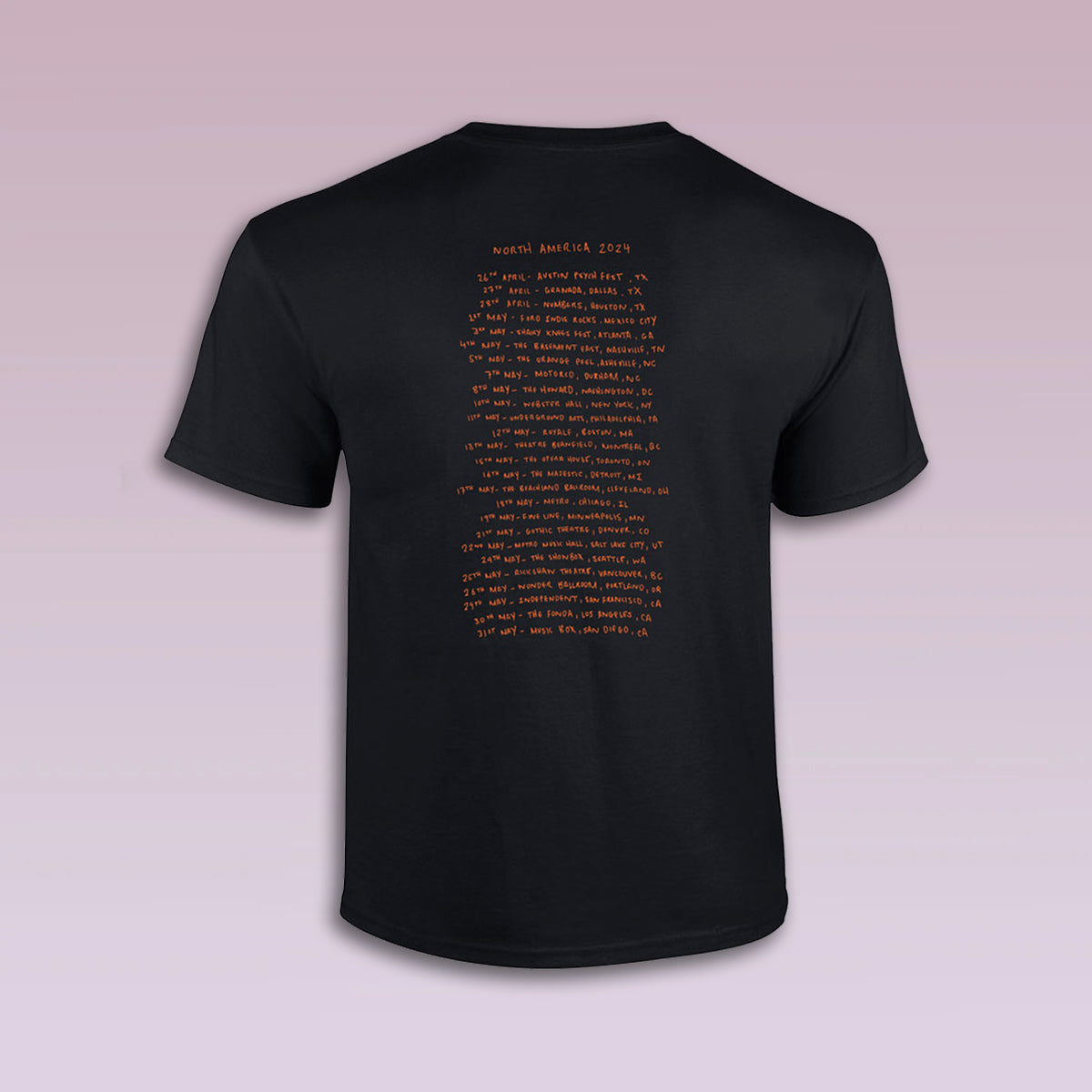 2024 TOUR T-SHIRT