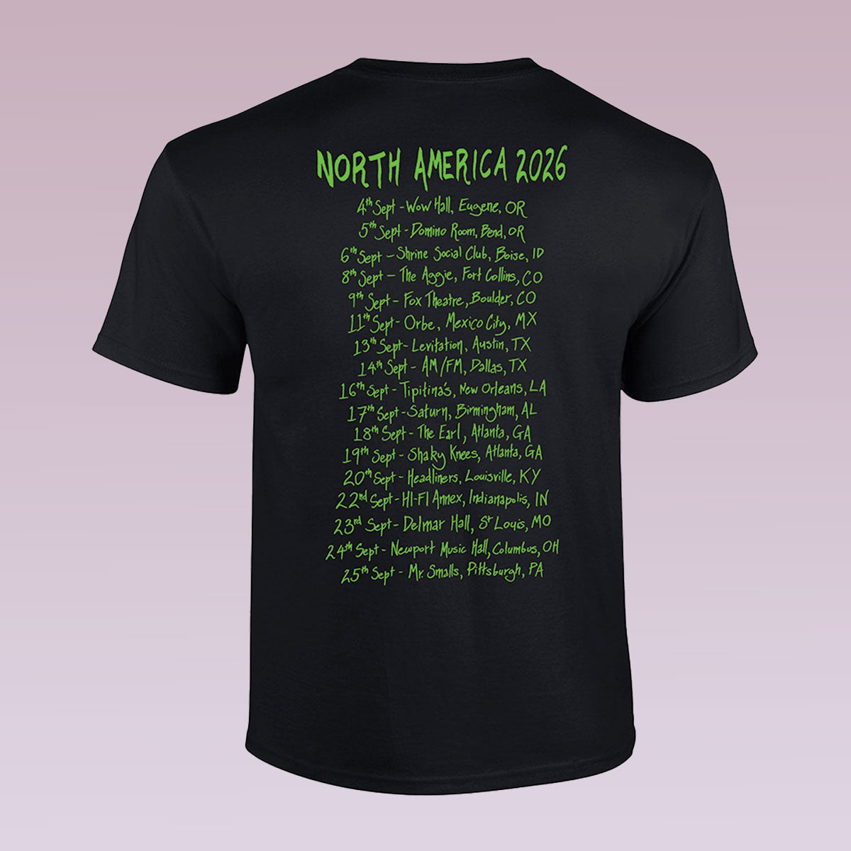 GHANDI 2026 TOUR T-SHIRT